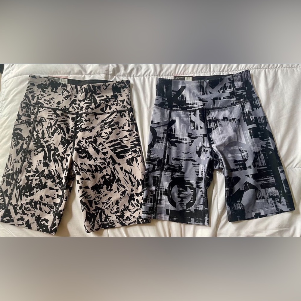 Calvin Klein Performance Women’s Bike Shorts(2)~Sz XS-NWT